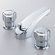American Standard Heritage Widespread Bathroom Faucet Less Handles