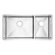 American Standard Stainless Steel Undermount Double Combination Bowl kitchen sink in Brushed Stainless Steel