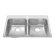 American Standard Stainless Steel Drop-In 33.38-Inch x 22-Inch Double Bowl kitchen sink in Brushed Stainless Steel