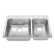 American Standard Stainless Steel Drop-In 33.38 x 22" Double Combination with Small Bowl kitchen sink