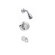 American Standard Colony Diverter Bath/Shower Faucet Trim Kit with Lever Handle