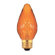 Bulbrite Industries 40W Fiesta Style F15 Chandelier Bulb in Amber