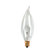 Bulbrite Industries 25mm 25W Incandescent Flame Tip Chandelier Bulb in Clear