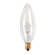Bulbrite Industries 5W Incandescent Torpedo Chandelier Bulb with E12 Base in Clear