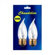 Bulbrite Industries E26 Medium Base Incandescent Flame-Tip Chandelier Bulb