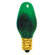 Bulbrite Industries 7W C7 Christmas Light in Transparent Green