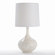 ARTERIORS Home Feye Stained Ivory Crackle Porcelain Lamp with Putty Shade