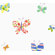 4 Walls Whimsical Children's Vol. 1 Butterfly Toss Wallpaper in Green