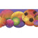 4 Walls Whimsical Children's Vol. 1 Neon Sports Balls Die-Cut Border in Purple
