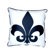 lava Fleur De Lis Feather Filled Pillow