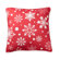 lava Polka Dot Snowflake Pillow