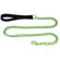 Platinum Pets Steel Dog Leash with Black Nylon Handle in Corona Lime