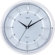 Opal Luxury Time Products Opal Dome Glass Clock in Silver