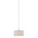 Philips Forecast Lighting White Grasscloth Pendant Shade
