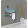Fresca Cristallino Modern Glass Bathroom Vanity with Frosted Vessel Sink
