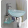 Fresca Cristallino Modern Glass Bathroom Vanity with Frosted Vessel Sink
