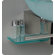 Fresca Cristallino Modern Glass Bathroom Vanity with Frosted Vessel Sink