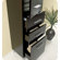 Fresca Espresso Bathroom Linen Cabinet with 3 Pull Out Drawers
