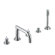 Grohe Atrio Roman Tub Filler Faucet with Hand Shower