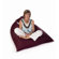 Sit On It Try Angle XL Beanbag in Deep Purple