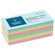 Business Source Adhesive Note, Repositionable, 3" x 3", Assorted, 12 per Pack
