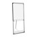 Bi-silque Visual Communication Product, Inc. Porcelain Presentation Easel, Platinum, Footbar, 29"x41", Black