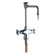 Chicago Faucets Laboratory Single Hole Faucet with Cast Swing Spout and Double Cross Handle