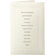 First-Base Embossed Invitation Cards, Ivory