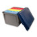 Innovative Storage Design File Tote,18-5/16"x14-1/16"x12-3/8",Gray Base w/ Blue Lid