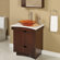 DecoLav Madryn 24" Concave Walnut Vanity