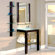 DecoLav 27.5" Wall-Mounted Espresso Vanity Set