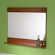 DecoLav Sag Harbour Mirror with Display Shelf in Cherry Finish