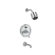 Jado Classic Pressure Balance Thermostatic/Diverter Tub and Shower Faucet