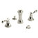 Jado Wynd Triple Handle Vertical Spray Bidet Faucet