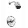 Jado 818 Series Pressure Balance Thermostatic Shower Faucet with Cross Handle
