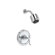 Jado Classic Pressure Balance Thermostatic Shower Faucet with Cross Handle