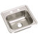 Elkay Dayton 15" X 15" Two Hole Stainless Steel Bar Sink Set