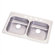 Elkay Dayton 33" x 21.25" Stainless Steel Double Bowl Three-Hole Sink Set