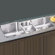 Elkay 20"x40" Undermount Triple Bowl Stainless Steel Kitchen Sink with Optional Faucet and Cutting Board