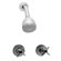Speakman Commander Dual Control Shower Faucet with 4-Arm Handles