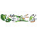 ADZif Ludo Frogs Wall Decal