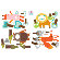 ADZif Piccolo Forest Friends Wall Sticker