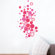 ADZif Piccolo Pink Polka Dots Wall Sticker