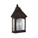 Lodge Outdoor Wall Lantern in Rustic Iron
