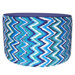 Ikat Pouf Cotton Ottoman