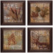 Outdoors 1 and 2 and 3 and 4 Print Set - 16" x 16"