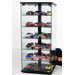 Glass and Aluminum Display Case with Swivel