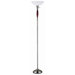 Pendleton II Torchiere Floor Lamp in Brushed Steel