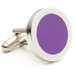 Dot Cufflinks in Purple