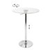 Adjustable Bar Table with Acrylic Top